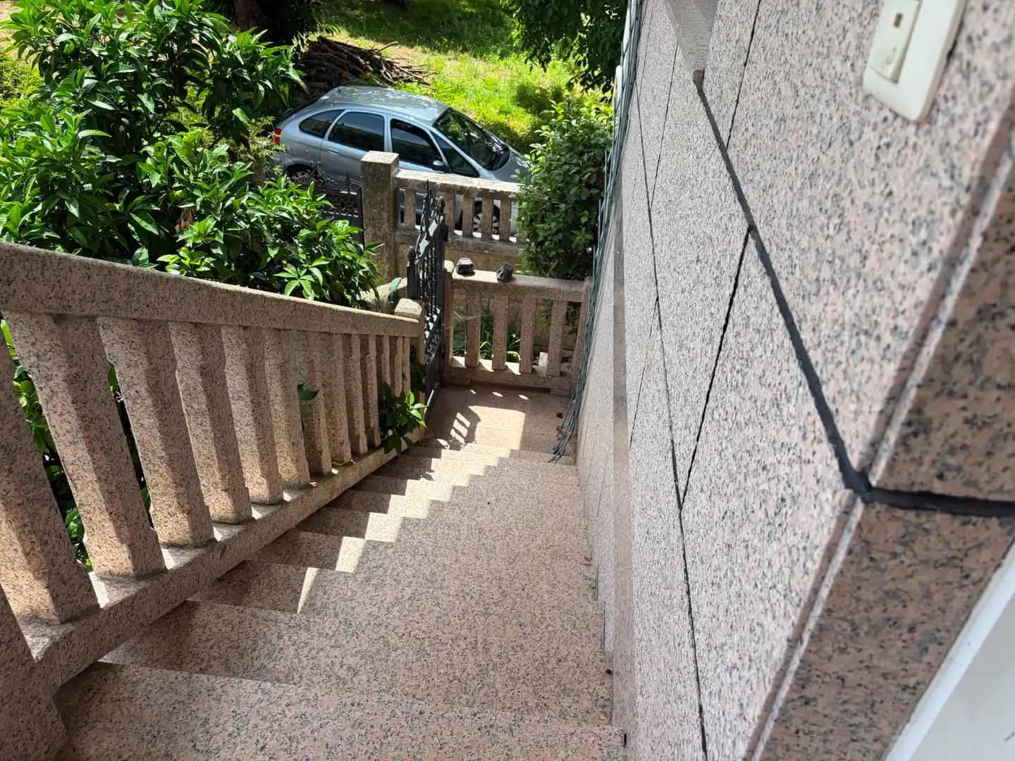 Terrassa de Casa o xalet en venda en A Cañiza   amb Calefacció, Jardí privat i Parquet