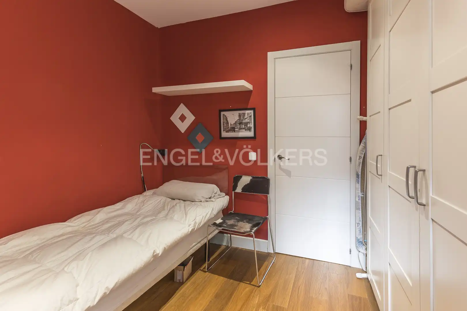 Bedroom of Flat for rent in Madrid  with Air Conditioner and Heating