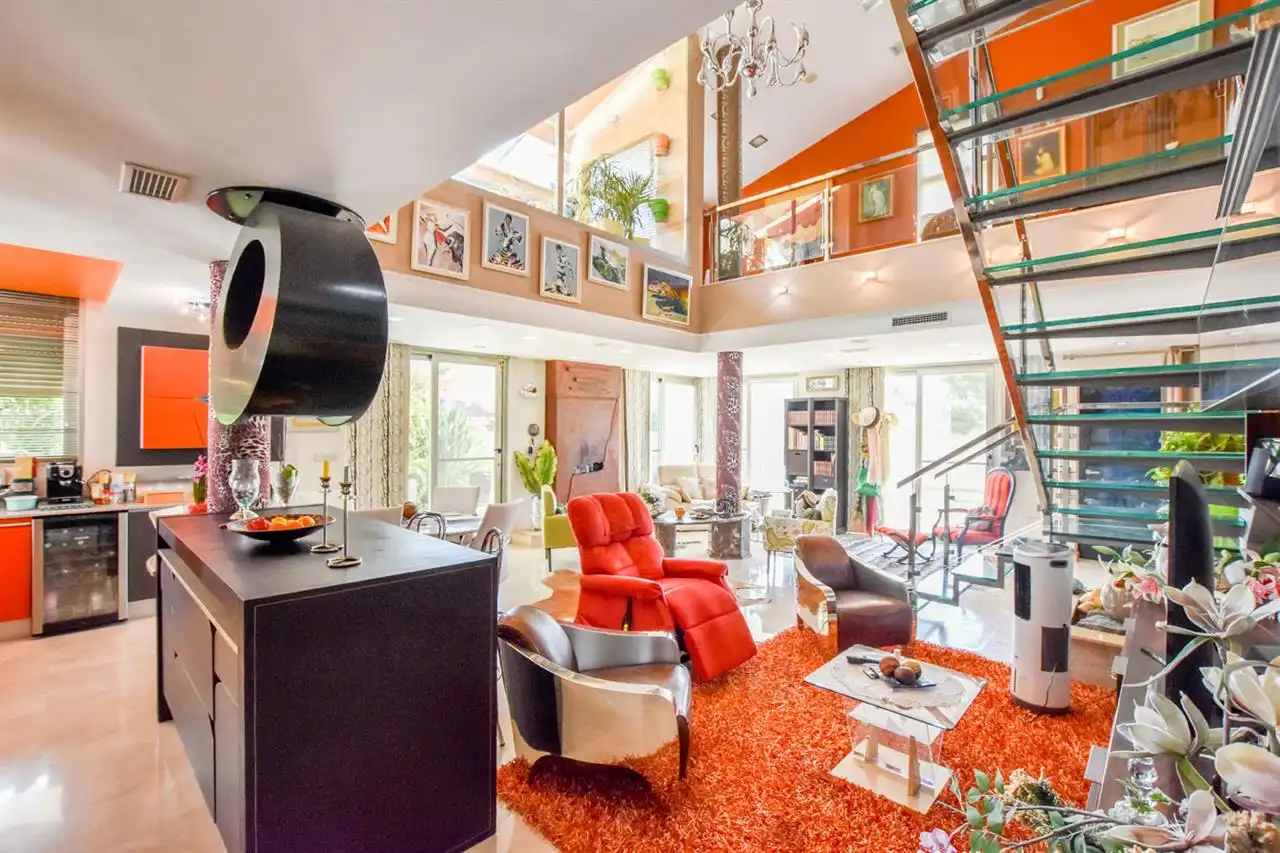 Sala de estar de Casa o chalet en venta en Águilas con Aire acondicionado, Jardín privado y Trastero