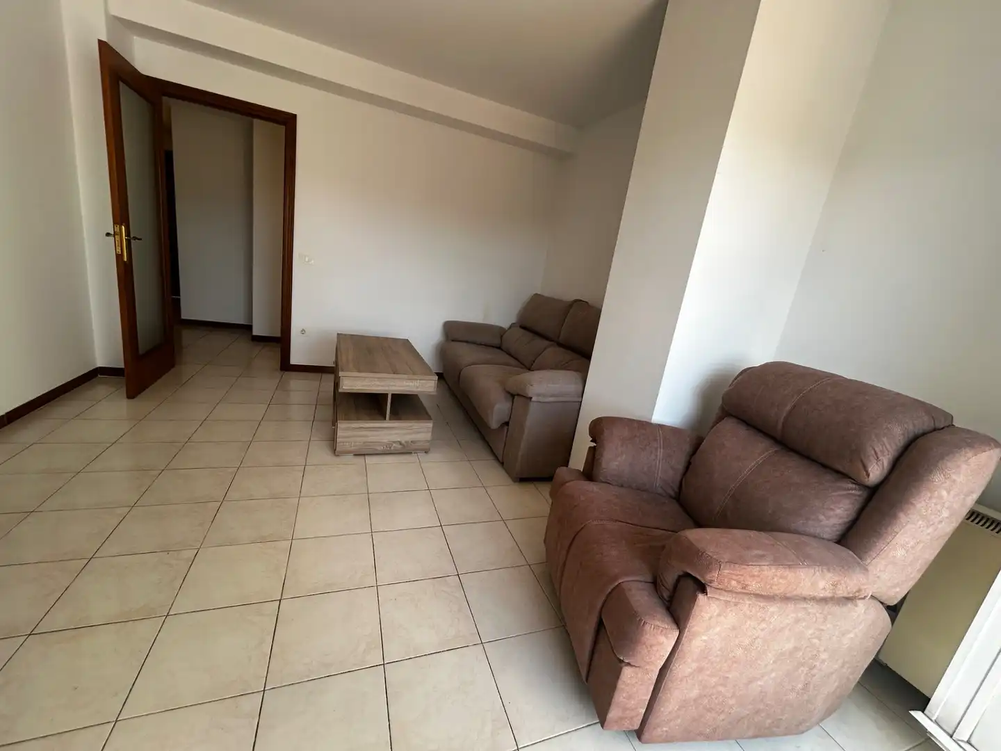 Sala d'estar de Àtic en venda en Vilagarcía de Arousa amb Calefacció, Parquet i Terrassa