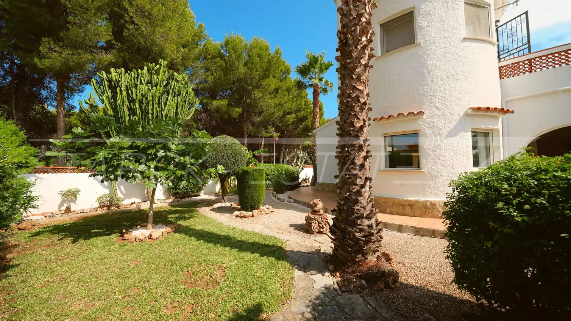 Jardí de Casa o xalet en venda en Els Poblets amb Aire condicionat, Jardí privat i Piscina