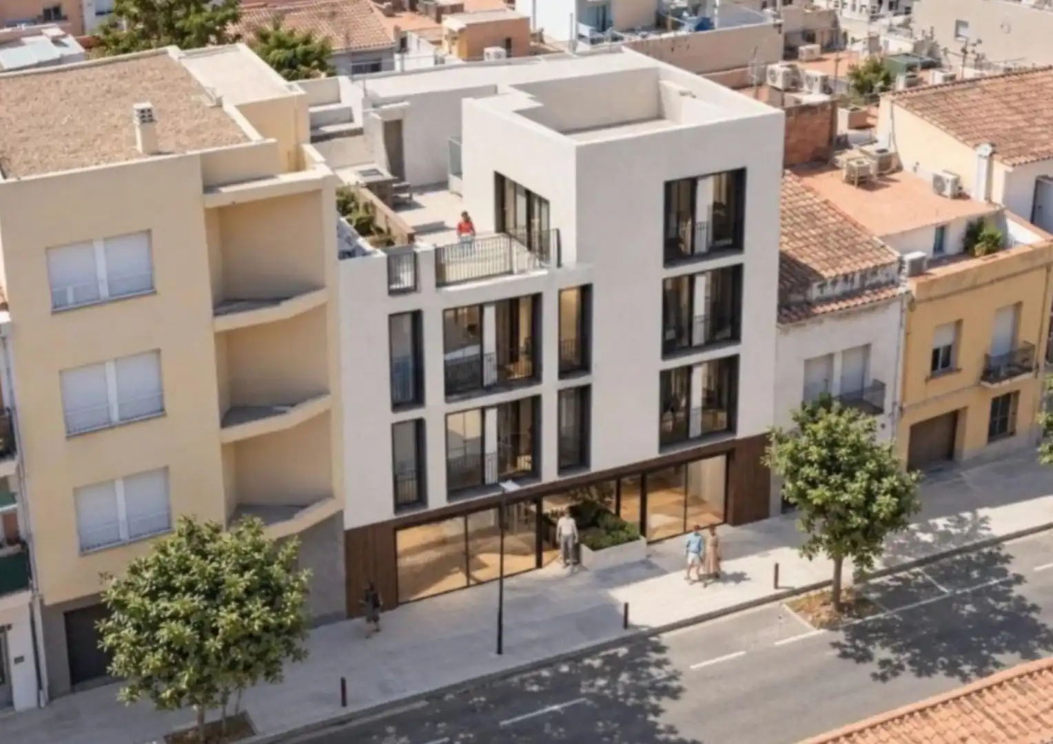 Vista exterior de Apartament en venda en Centre