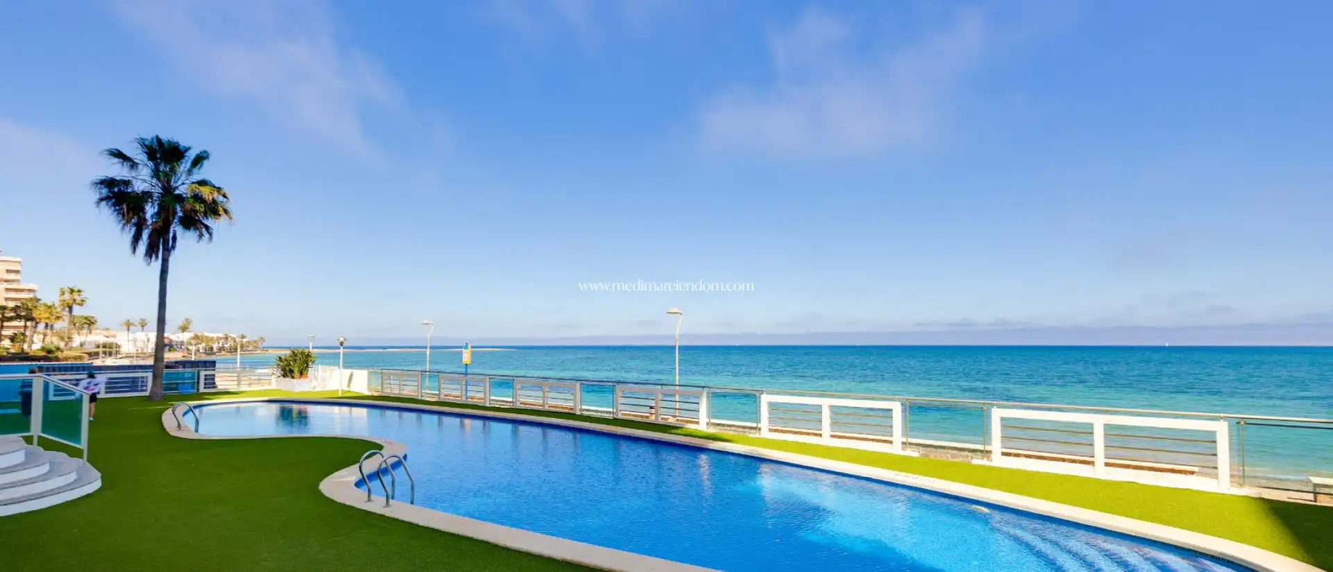 Swimming pool of Duplexes for sale in La Manga del Mar Menor  with Air Conditioner, Heating and Private garden