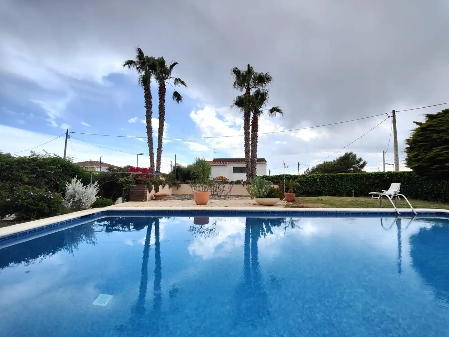 Piscina de Casa o xalet en venda en Cunit amb Calefacció, Jardí privat i Piscina