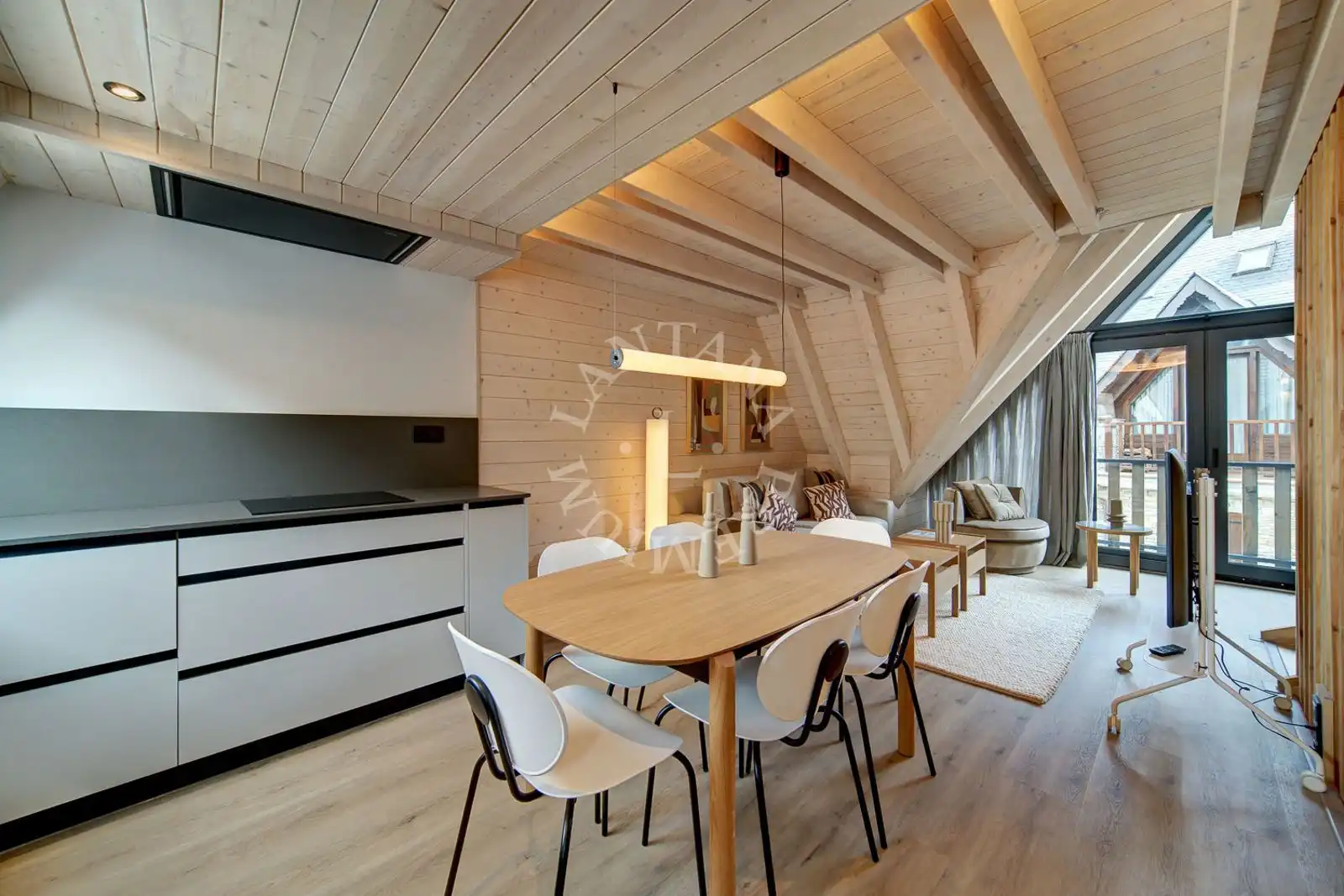 Dining room of Houses for sale in Naut Aran  with Heating, Parquet flooring and Oven