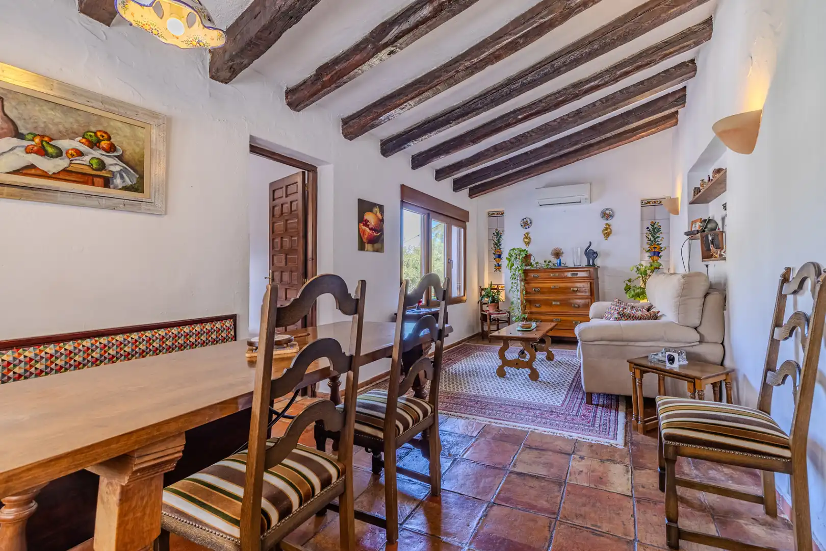 Dining room of Houses for sale in Dénia  with Air Conditioner, Private garden and Terrace