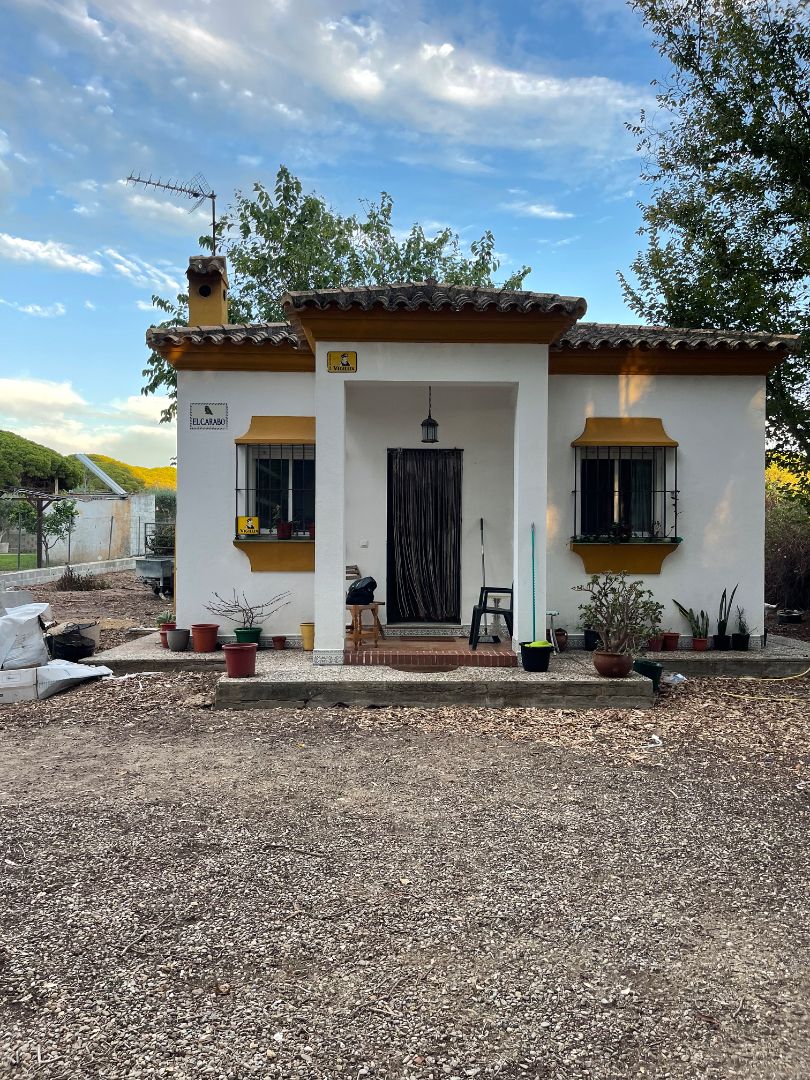 Exterior view of House or chalet for sale in Chiclana de la Frontera  with Heating, Private garden and Furnished