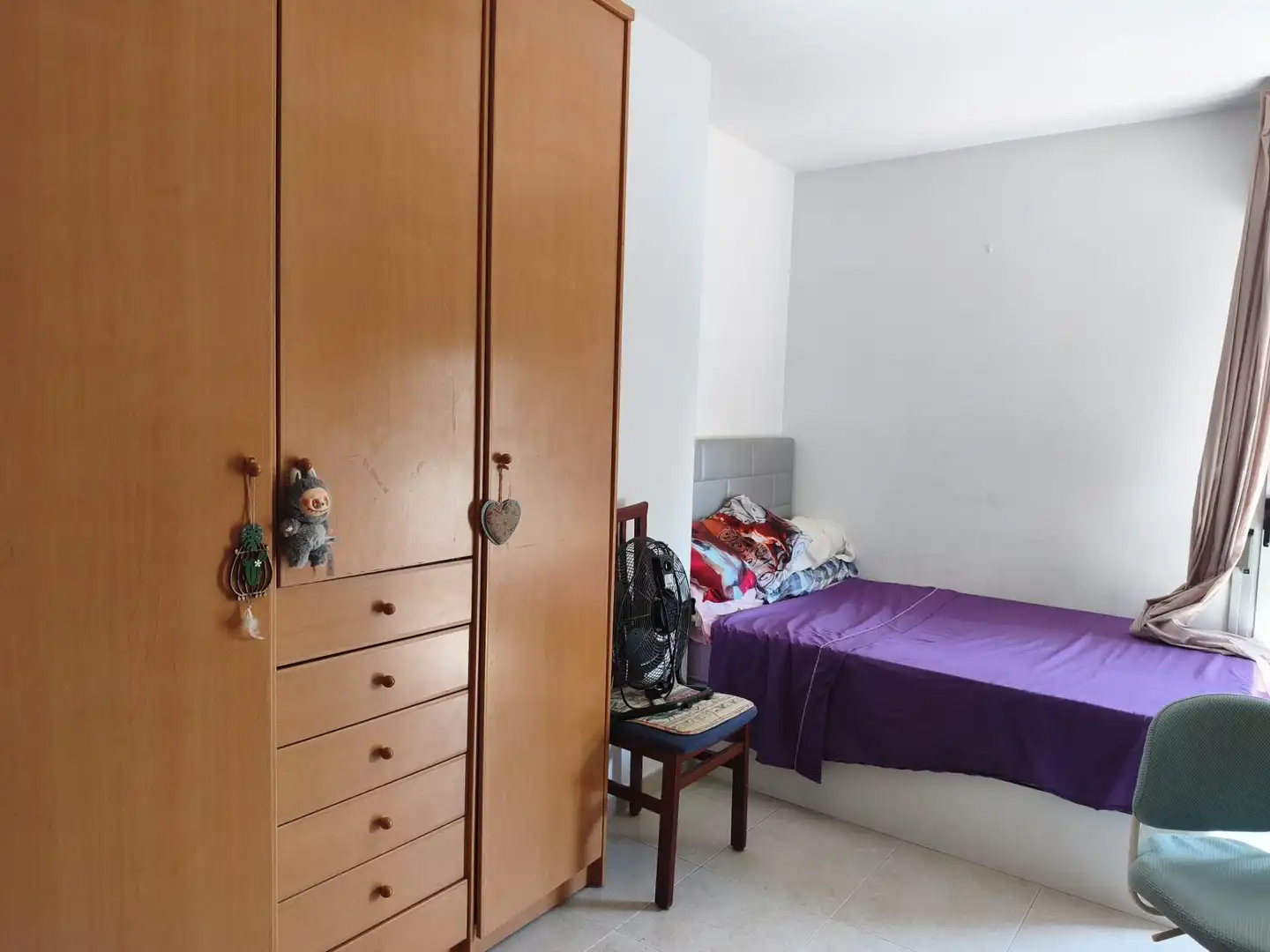 Bedroom of Flat for sale in Sant Boi de Llobregat  with Air Conditioner and Balcony
