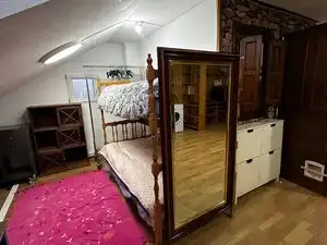 Bedroom of Attic for rent in Alcalá de Henares  with Heating, Furnished and Microwave