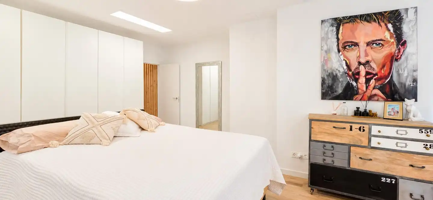 Dormitori de Casa adosada en venda en Monforte del Cid amb Aire condicionat, Jardí privat i Traster