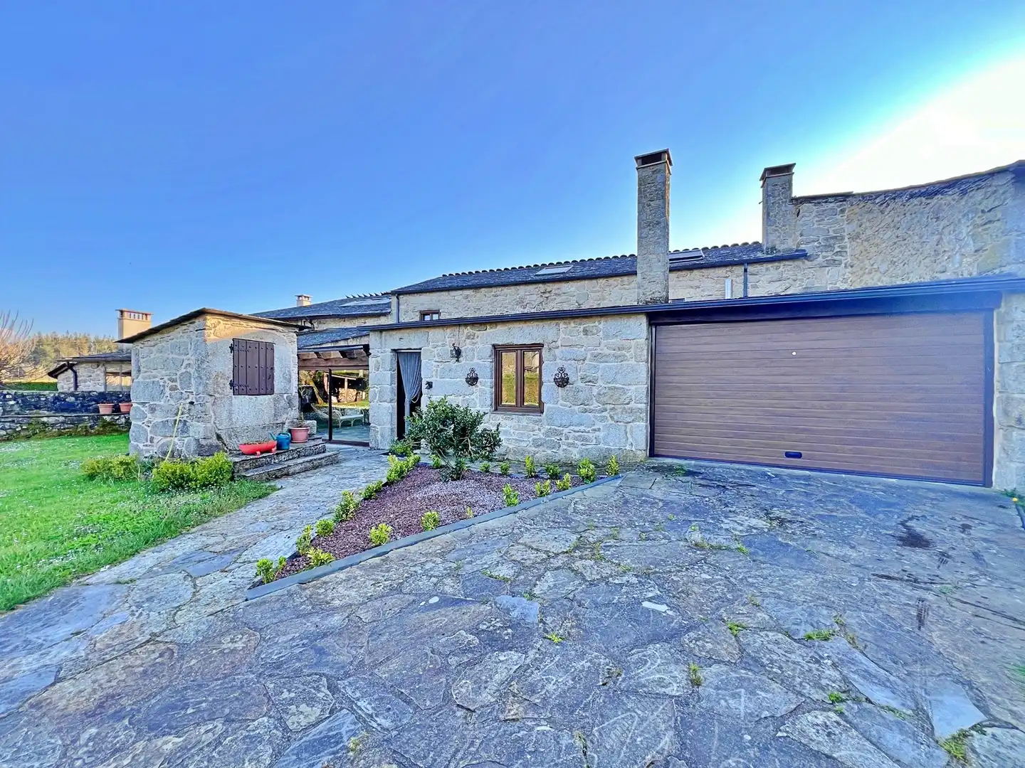 Vista exterior de Casa o chalet de alquiler en Lugo con Calefacción, Jardín privado y Amueblado