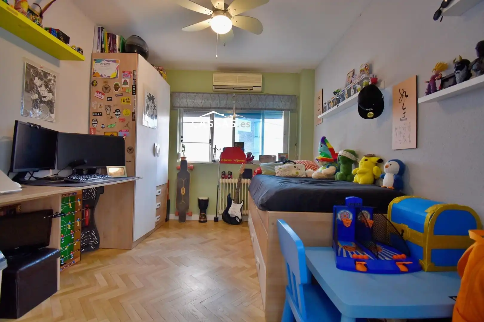 Bedroom of Flat for sale in Torrejón de Ardoz  with Air Conditioner, Heating and Parquet flooring