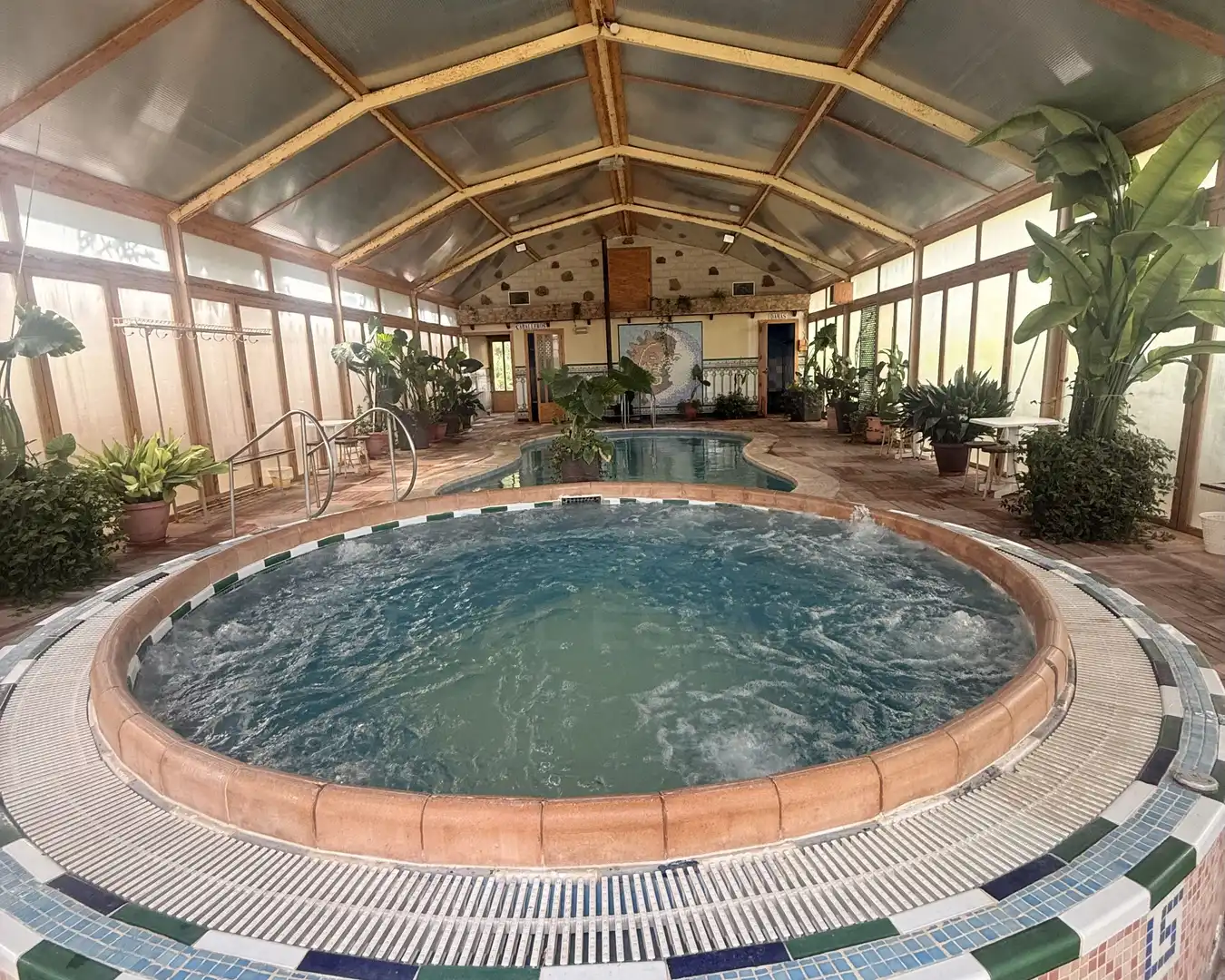Swimming pool of Country homes for sale in Benatae  with Air Conditioner, Heating and Terrace