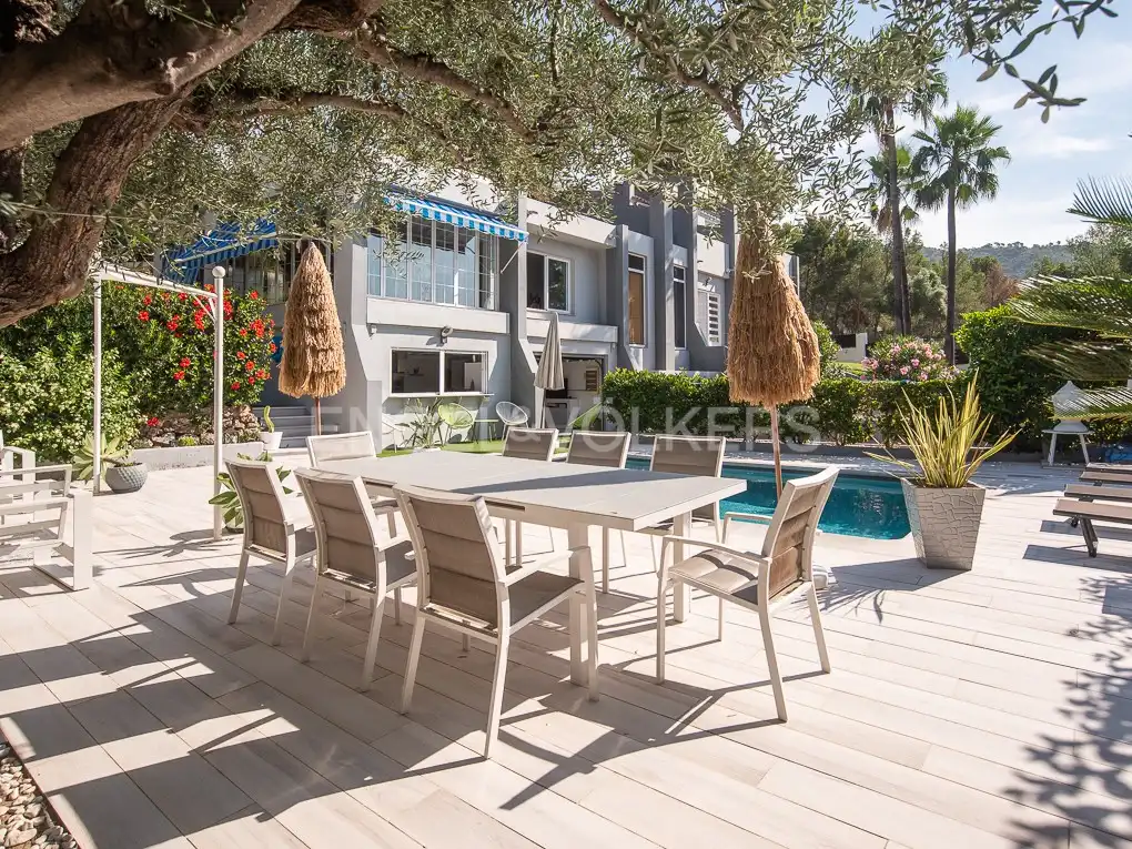 Terrassa de Casa o xalet en venda en Benicasim / Benicàssim amb Calefacció, Terrassa i Piscina