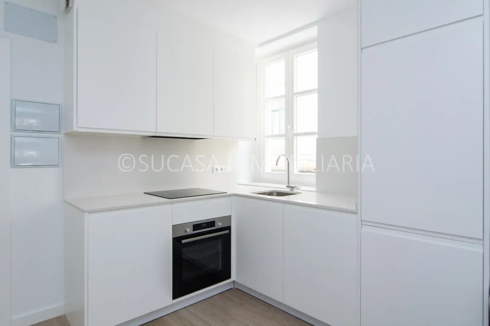 Kitchen of Study for rent in A Coruña Capital   with Heating, Furnished and Oven