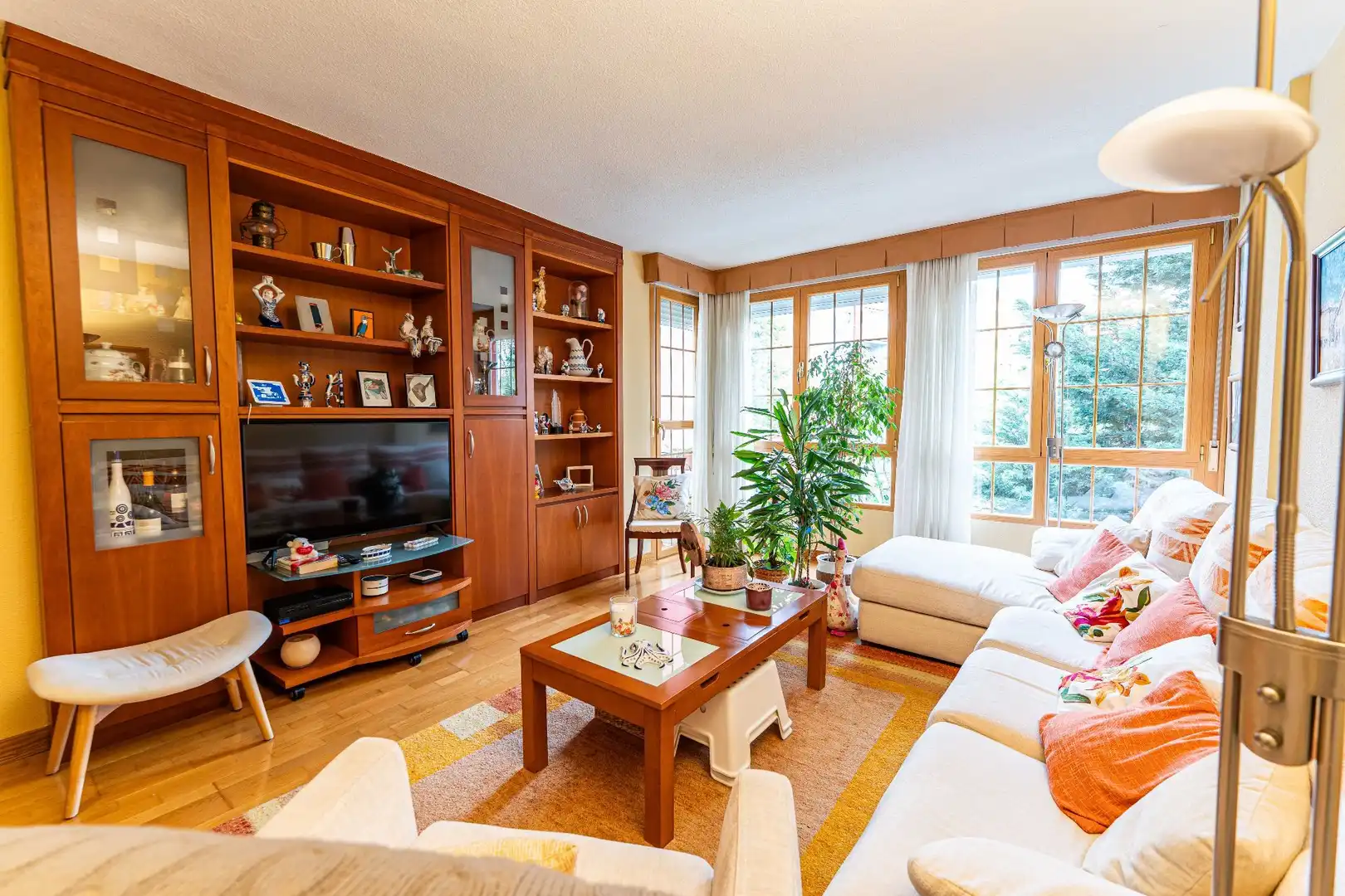 Wohnzimmer von Wohnung zum Verkauf in Fuenlabrada mit Klimaanlage, Heizung und Terrasse