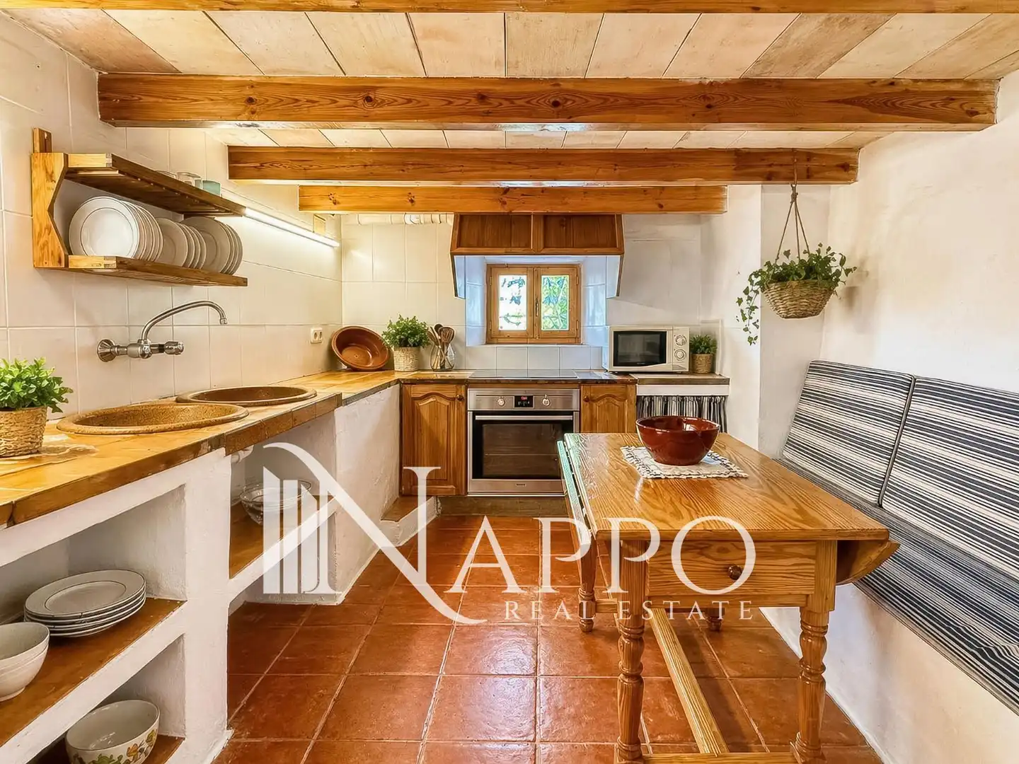 Kitchen of Houses for sale in Sóller  with Air Conditioner, Storage room and Swimming Pool