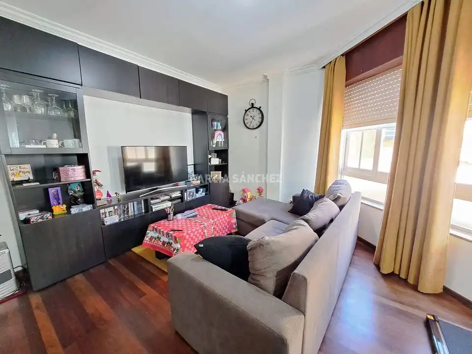 Living room of Flat for sale in A Pobra do Caramiñal  with Furnished
