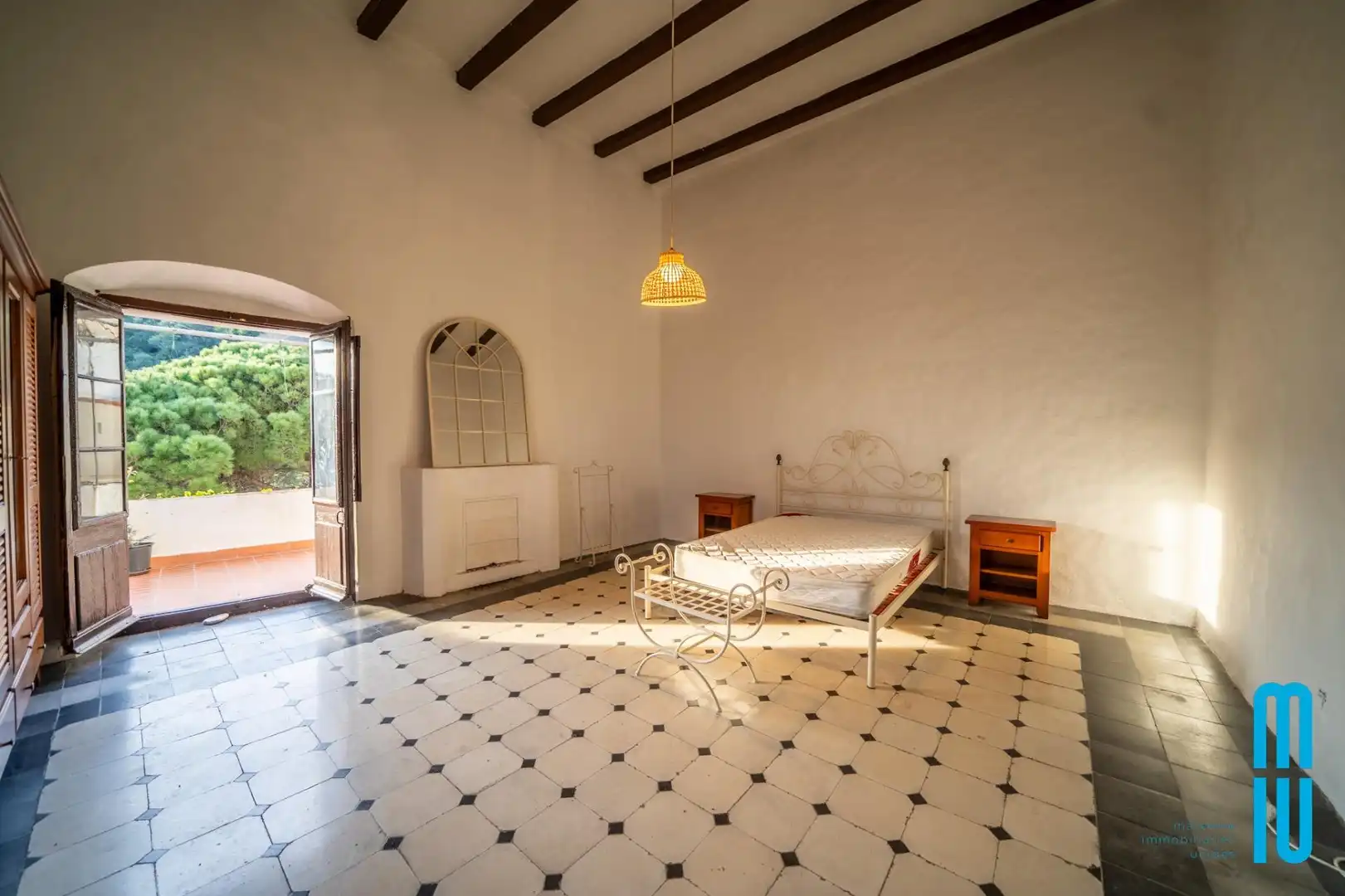 Schlafzimmer von Country house zur Miete in Tordera mit Heizung, Privatgarten und Terrasse