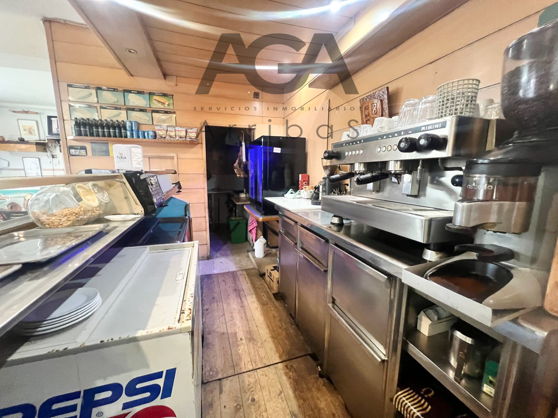 Kitchen of Premises for sale in Badalona  with Air Conditioner