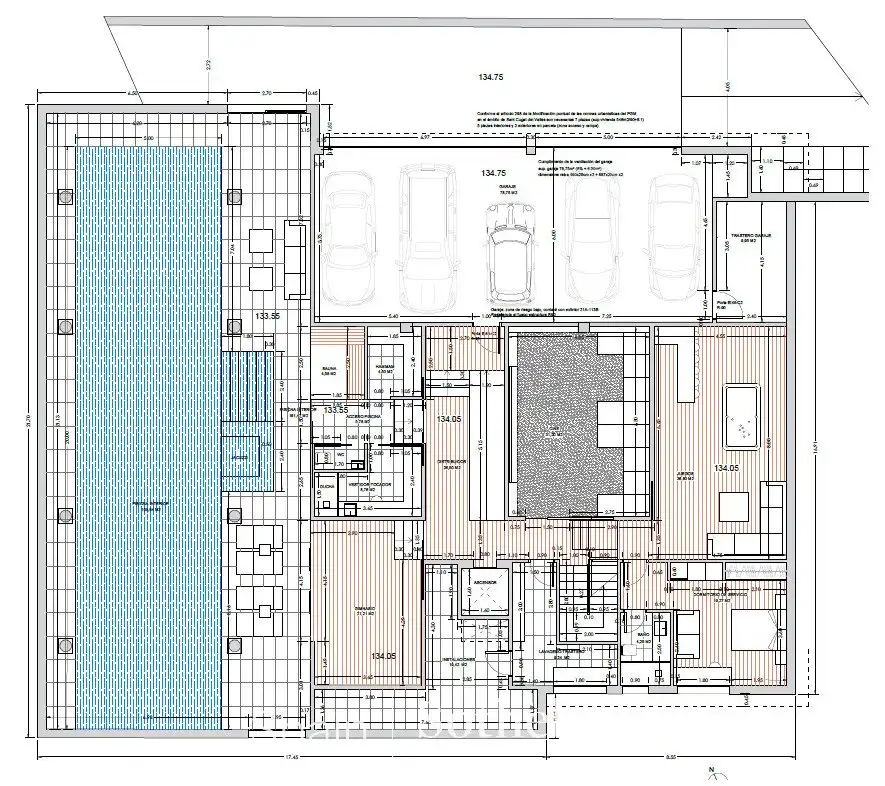 Casa amb piscina en venda a Tres places, imagen 75