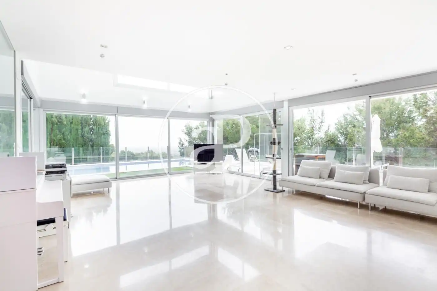 Living room of Houses for sale in Chiva  with Air Conditioner, Heating and Private garden
