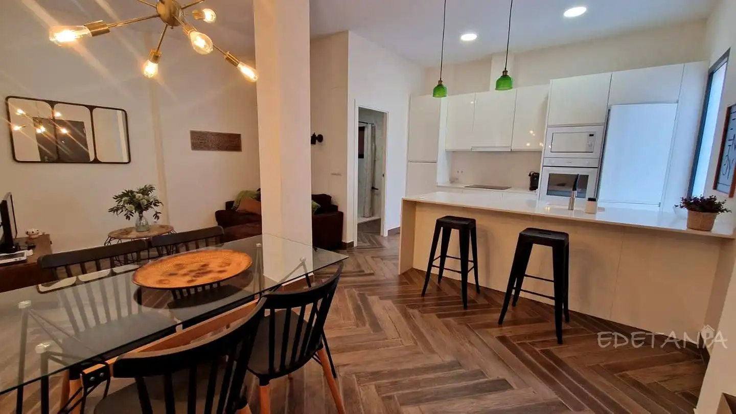 Kitchen of Apartments for rent in Alfara del Patriarca  with Air Conditioner, Heating and Furnished