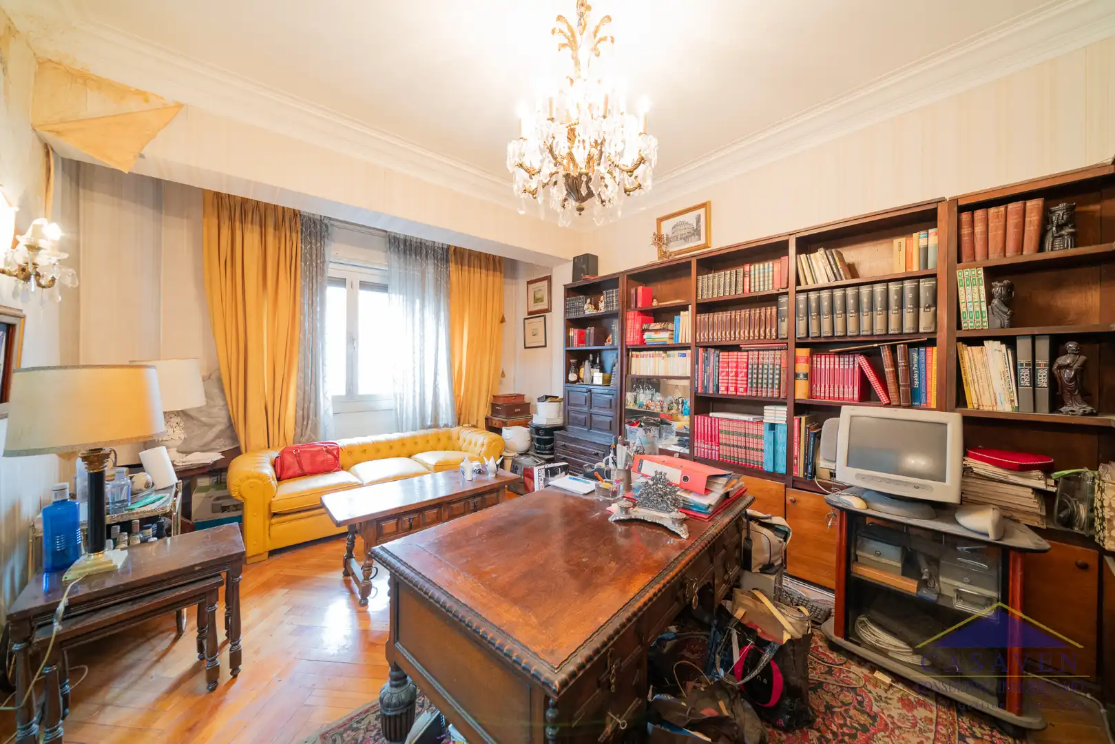 Wohnzimmer von Wohnung zum Verkauf in Madrid mit Heizung
