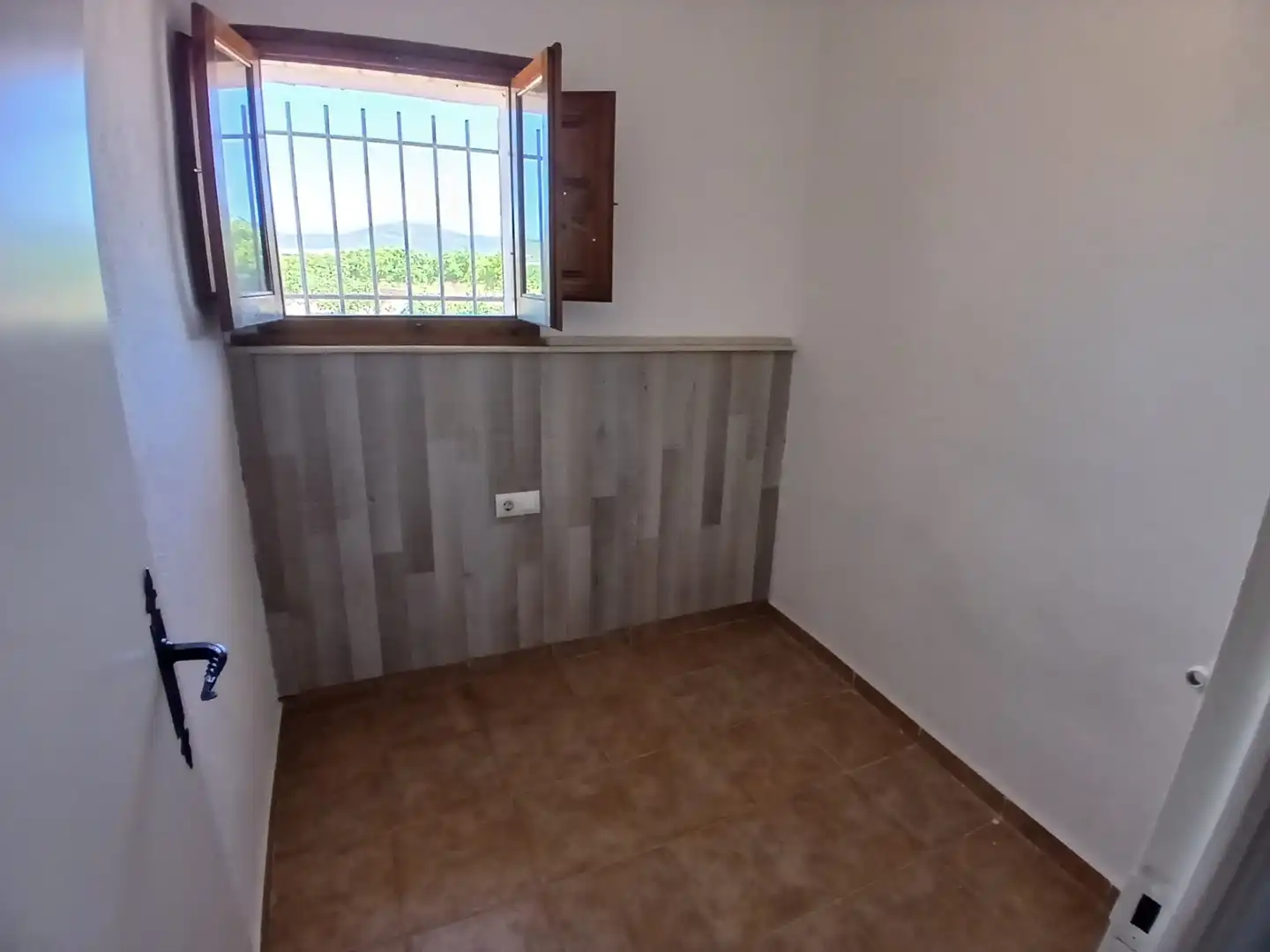 Terraza de Finca rústica de alquiler en Alcanar con Jardín privado, Terraza y Piscina