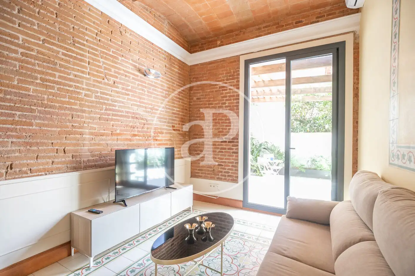 Living room of Flat for rent in Barcelona  with Air Conditioner, Heating and Terrace