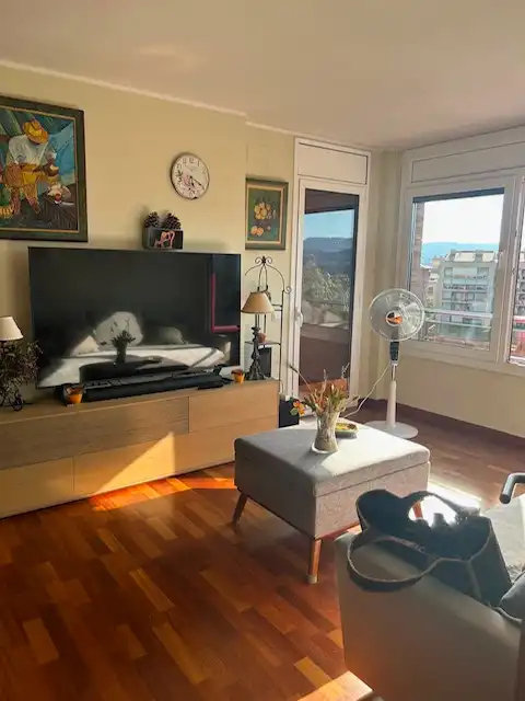 Sala d'estar de Pis en venda en Vic amb Aire condicionat, Calefacció i Parquet