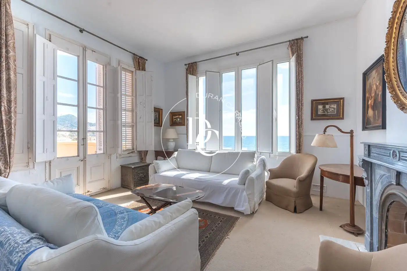 Sala de estar de Casa o chalet en venta en Sitges con Calefacción, Terraza y Balcón