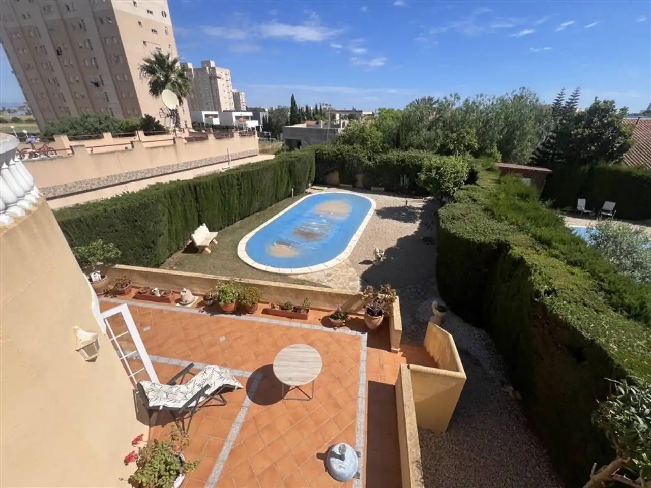 Jardín de Casa o chalet en venta en Cartagena con Aire acondicionado, Jardín privado y Terraza