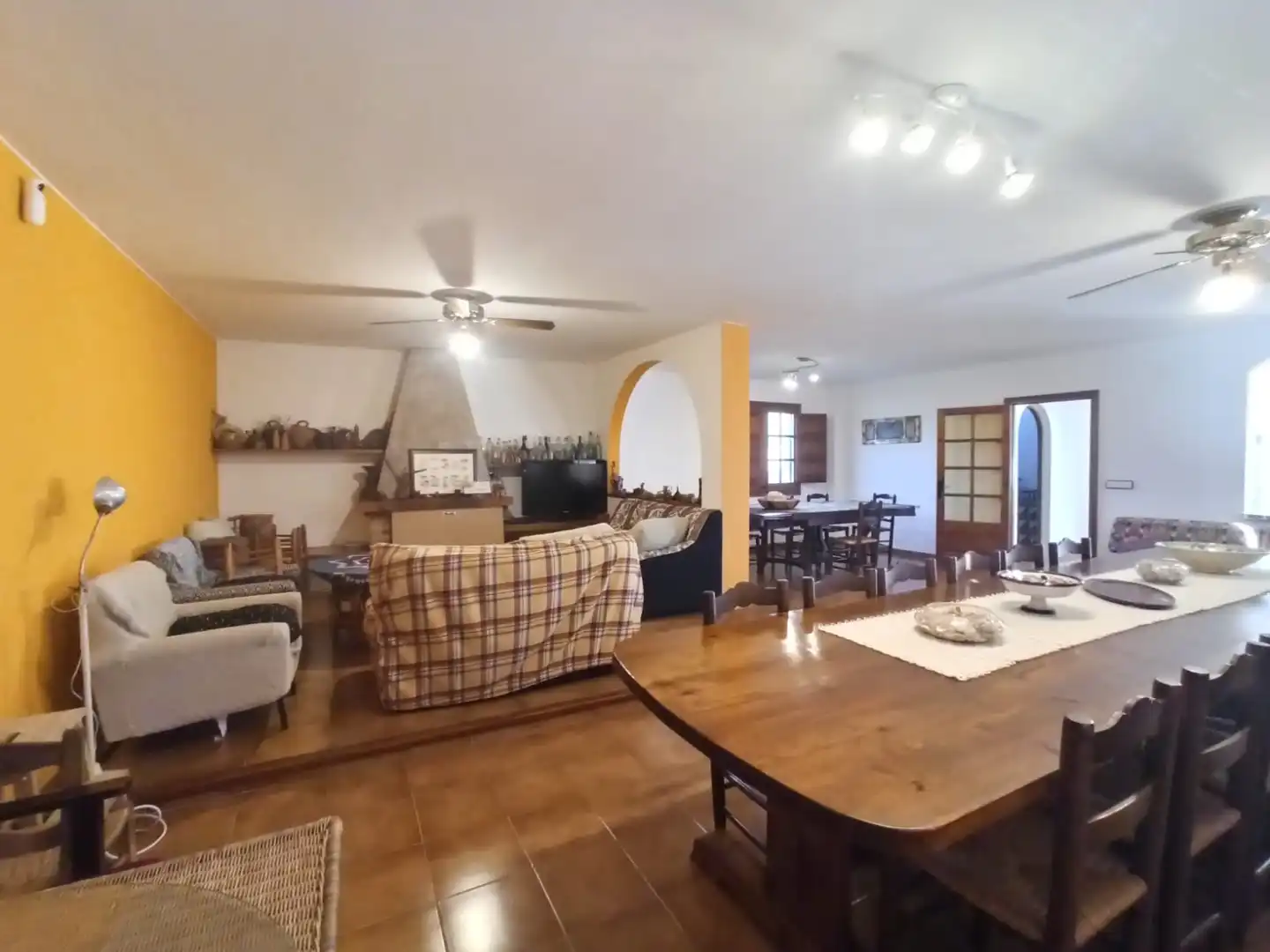 Comedor de Finca rústica en venta en Vilopriu con Jardín privado, Terraza y Amueblado