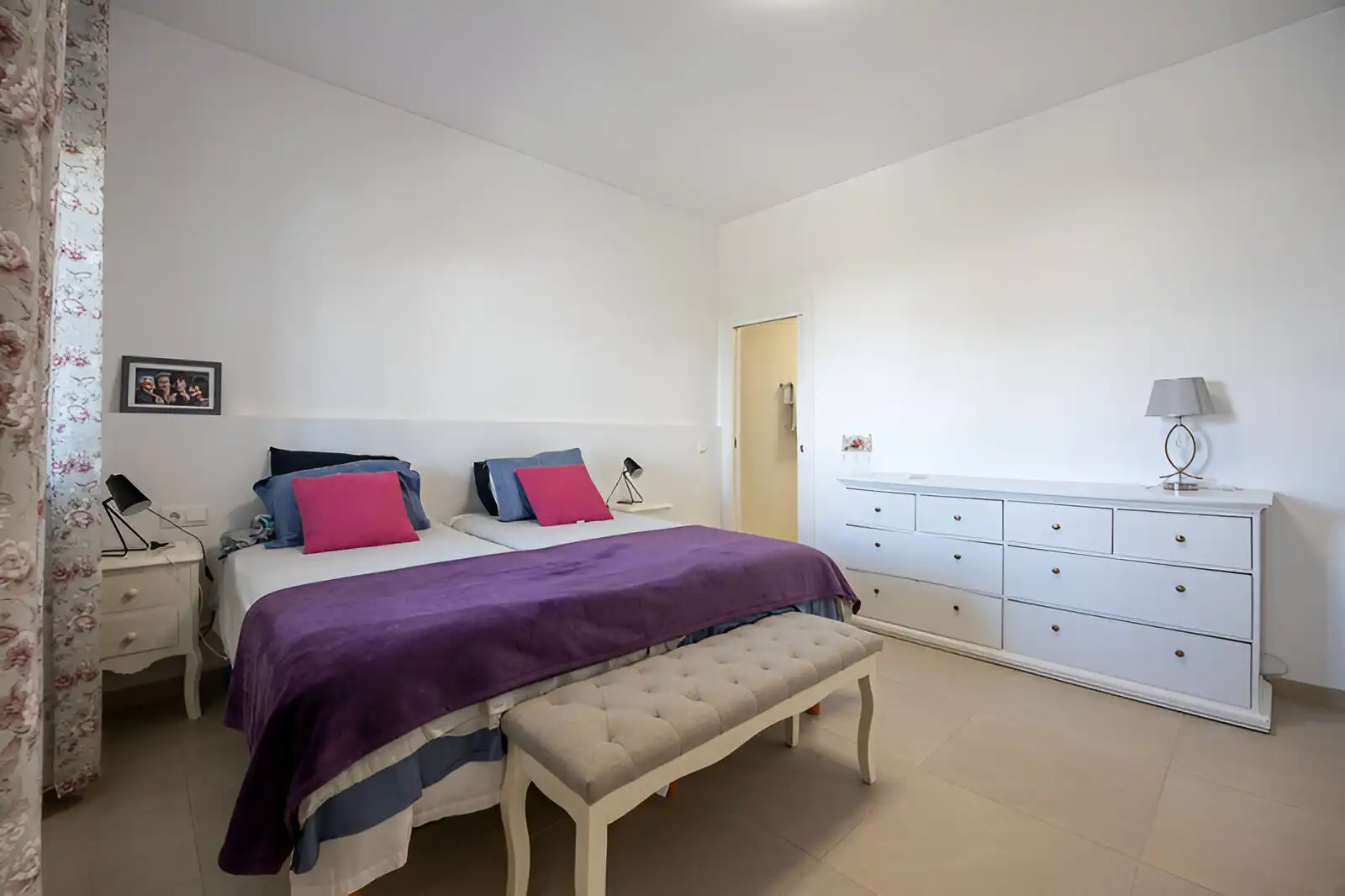 Schlafzimmer von Erdgeschoss zum Verkauf in Mijas mit Klimaanlage, Terrasse und Schwimmbad