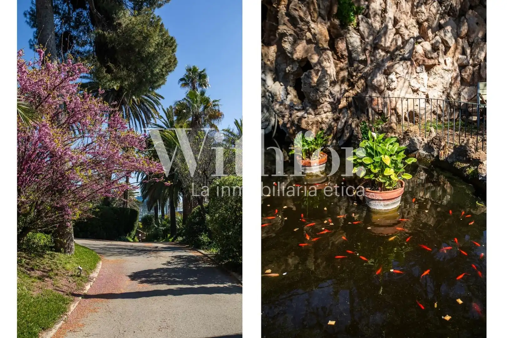 Garden of Houses for rent in Esplugues de Llobregat  with Air Conditioner, Heating and Private garden