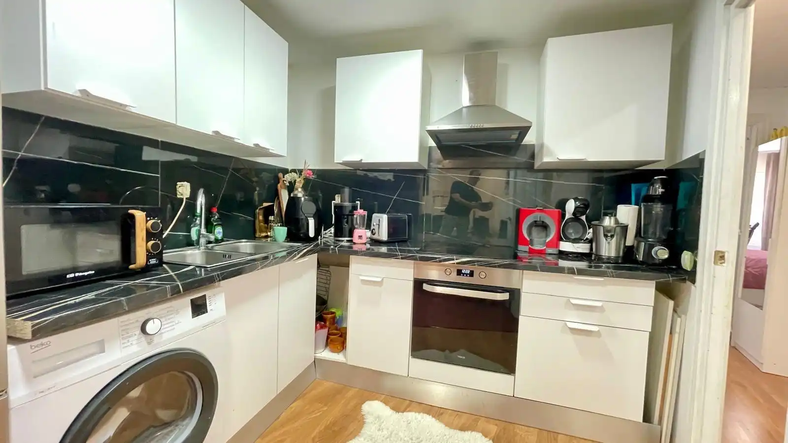 Kitchen of Flat for sale in Alicante / Alacant  with Air Conditioner, Heating and Terrace