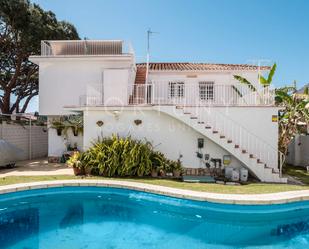 Exterior view of House or chalet for sale in Málaga Capital  with Terrace and Swimming Pool