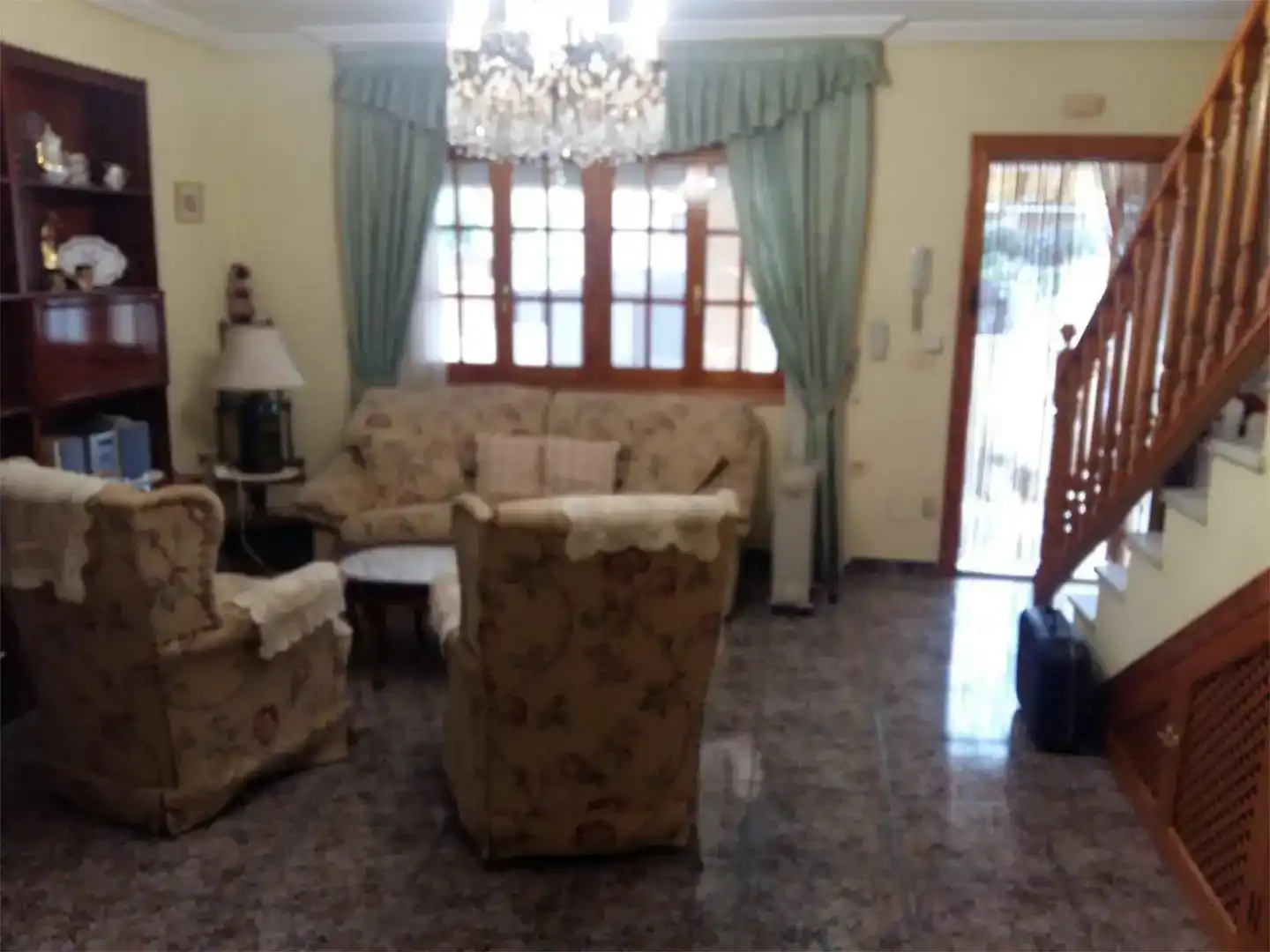 Wohnzimmer von Wohnung zur Miete in San Javier mit Klimaanlage, Privatgarten und Parkett