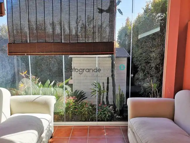 Jardín de Apartamento en venta en Sotogrande con Aire acondicionado, Calefacción y Terraza