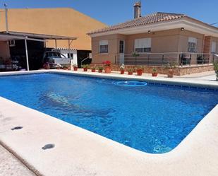 Swimming pool of House or chalet for sale in  Murcia Capital  with Air Conditioner and Swimming Pool