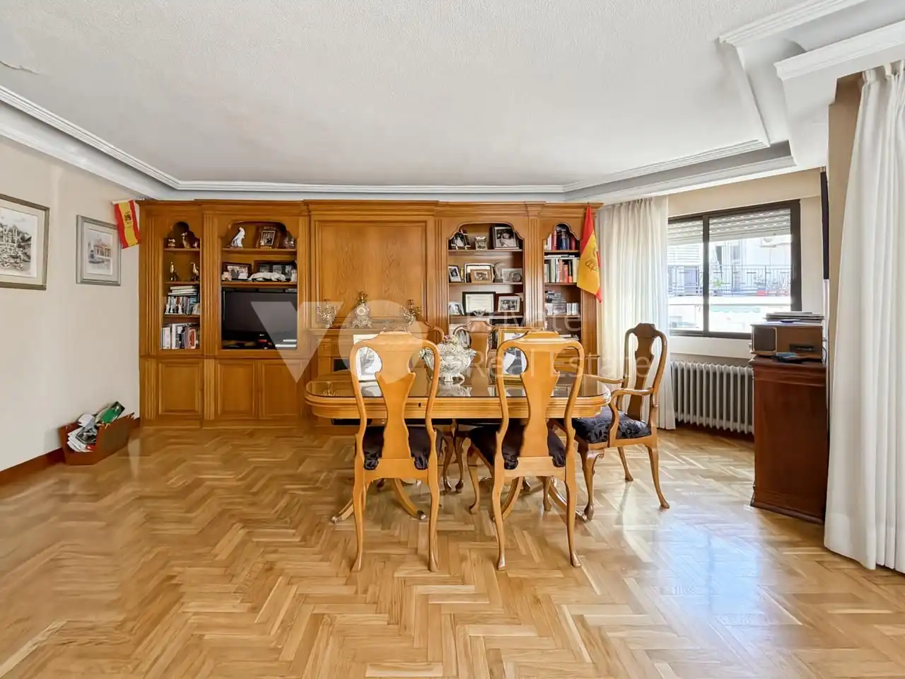 Comedor de Piso en venta en Alcobendas con Calefacción, Parquet y Terraza