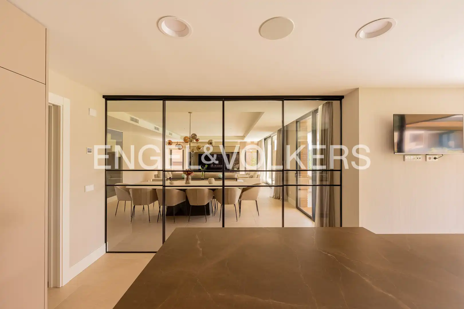 Comedor de Casa o chalet en venta en Las Rozas de Madrid con Aire acondicionado, Calefacción y Jardín privado