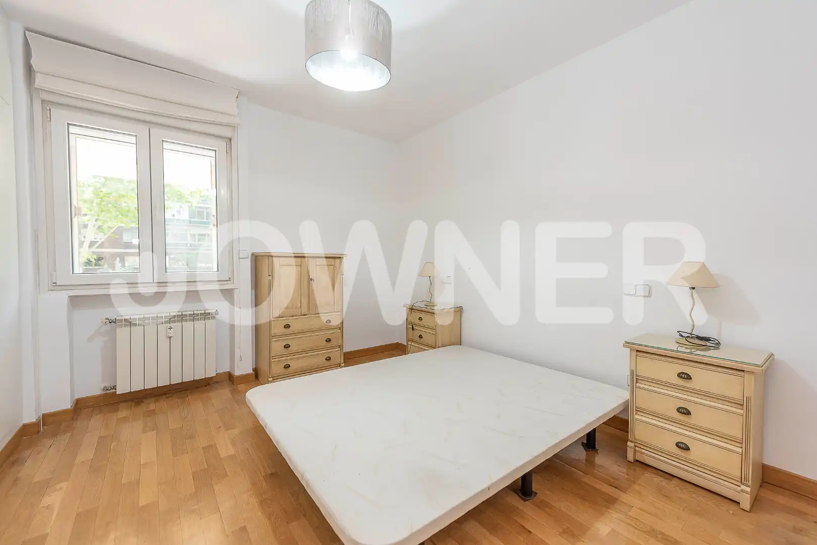 Schlafzimmer von Wohnung zur Miete in Madrid mit Klimaanlage, Heizung und Terrasse