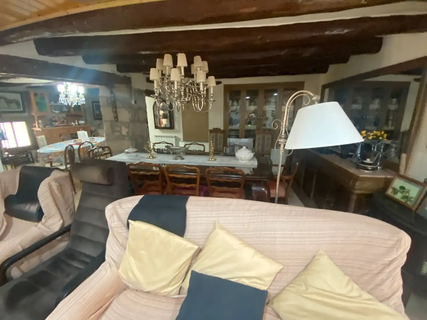 Living room of Detached homes for sale in Sarroca de Lleida  with Terrace, Storage room and Balcony
