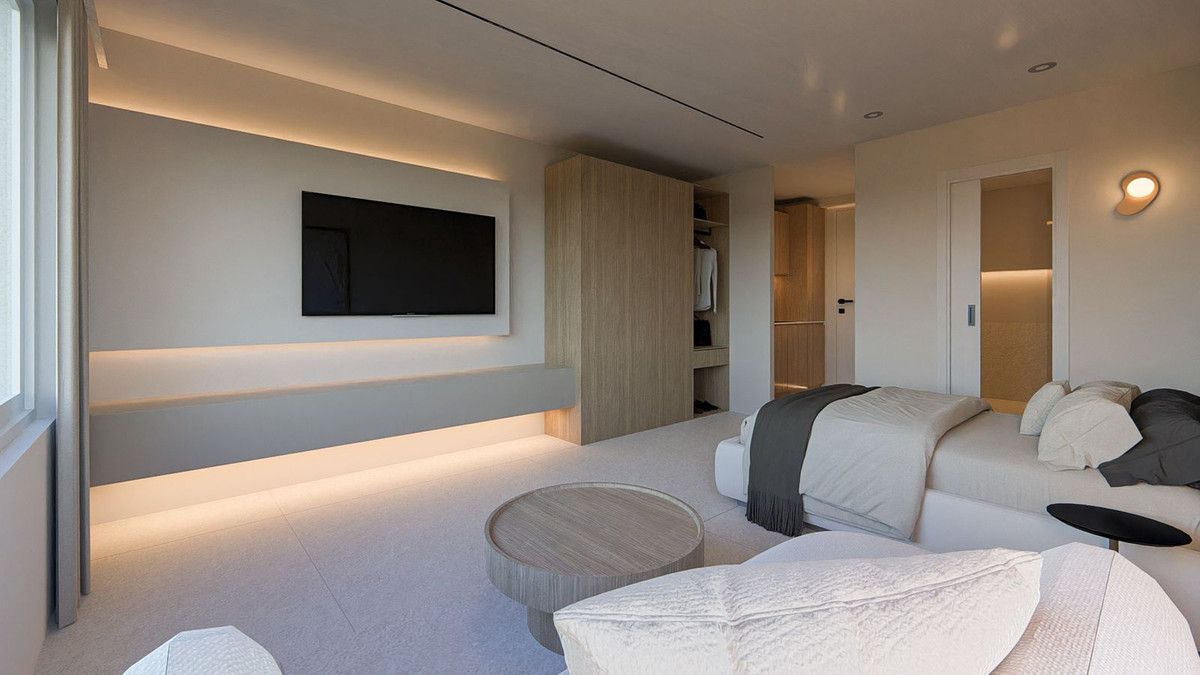 Sala de estar de Apartamento en venta en Marbella con Piscina comunitaria