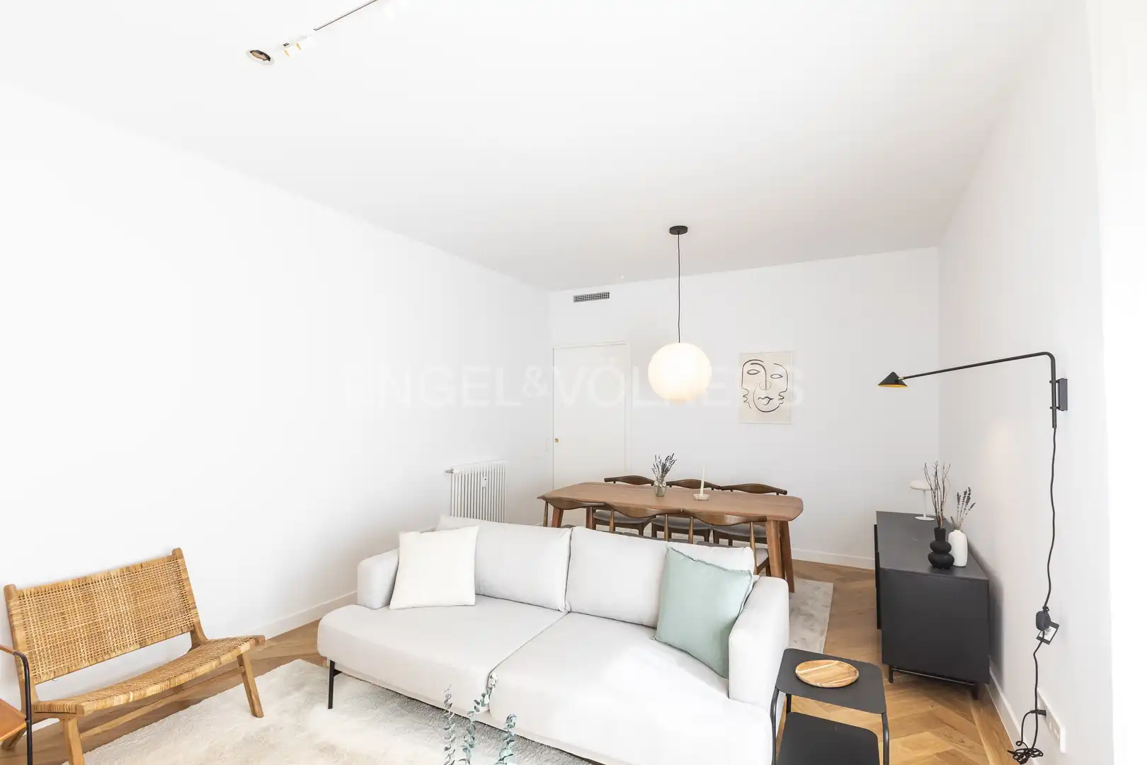 Wohnzimmer von Wohnung zum Verkauf in Madrid mit Klimaanlage, Heizung und Möbliert