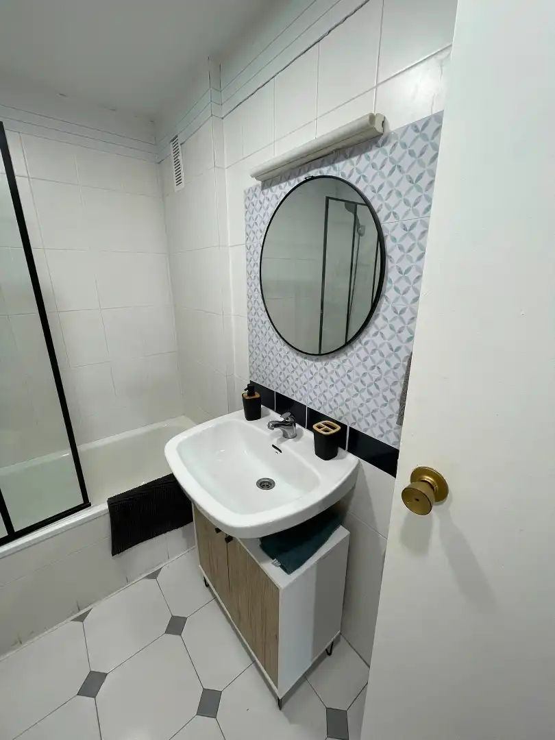 Bany de Apartament en venda en Peñíscola / Peníscola amb Calefacció, Terrassa i Moblat