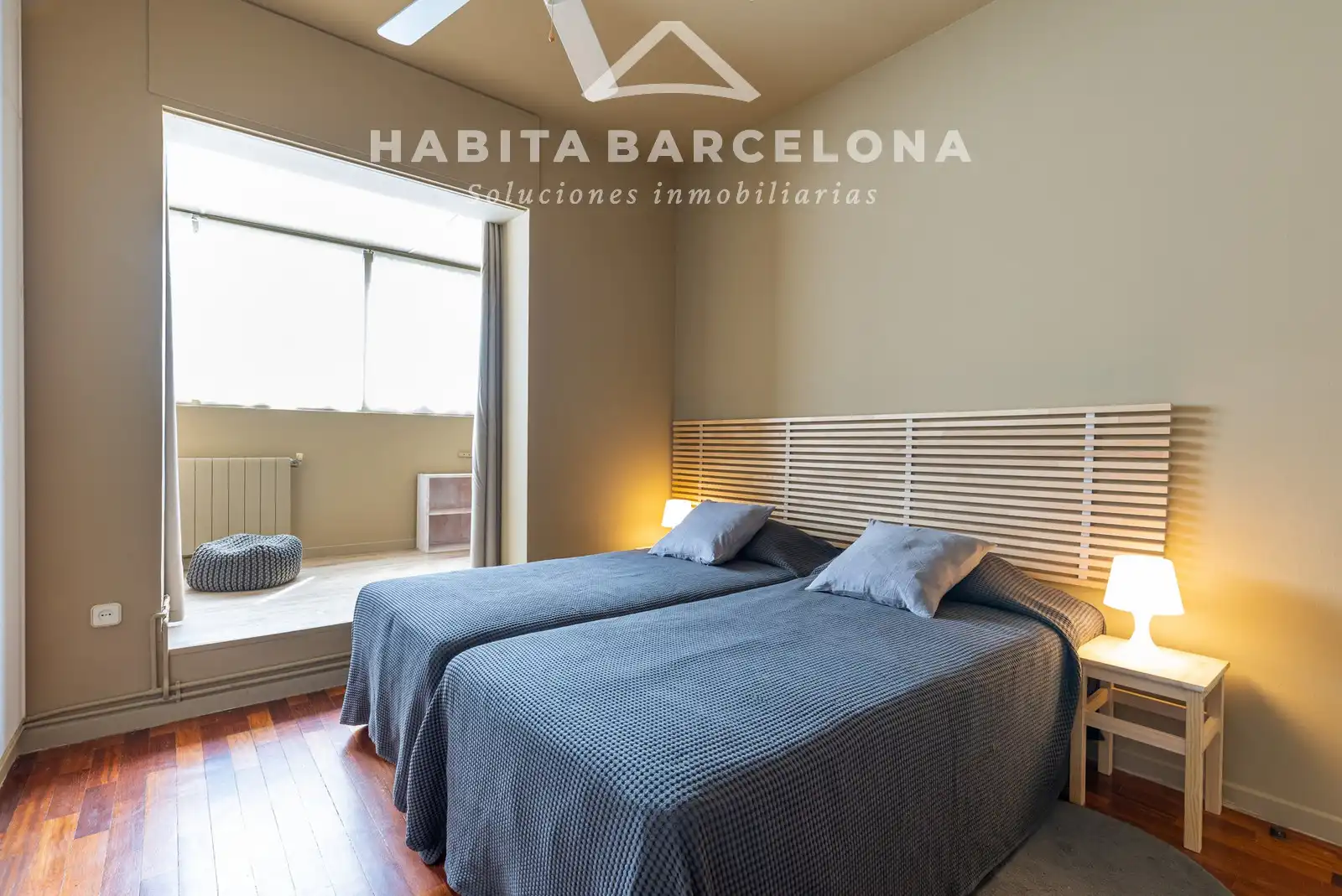 Habitación de Piso de alquiler en Barcelona con Aire acondicionado, Calefacción y Parquet