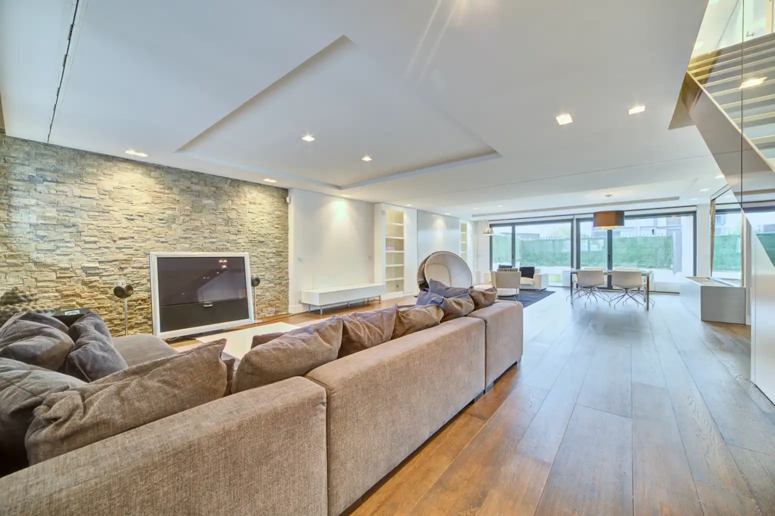 Sala de estar de Casa o chalet de alquiler en Zizur Mayor / Zizur Nagusia con Calefacción, Jardín privado y Parquet